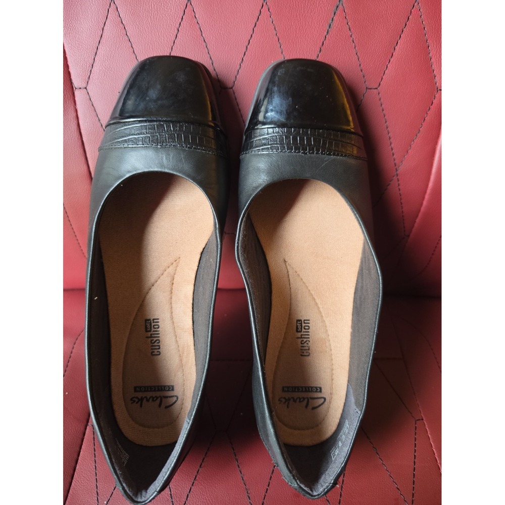 Clarks Collection Womens Ballet Flats Size 7.5 M Black